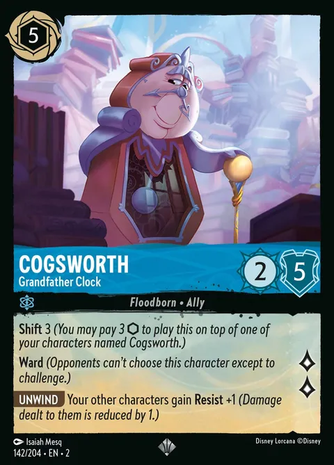 Cogsworth — Grandfather Clock