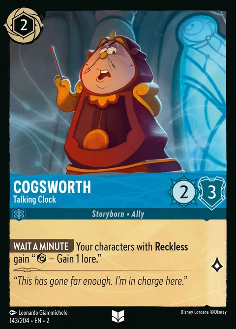 Cogsworth — Talking Clock