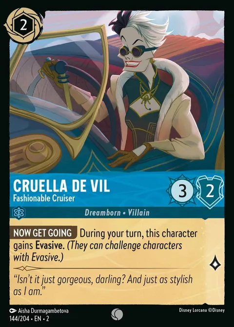 Cruella De Vil — Fashionable Cruiser