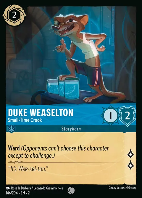 Duke Weaselton — Small-Time Crook