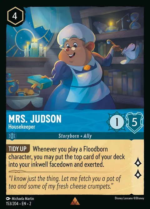Mrs. Judson — Housekeeper