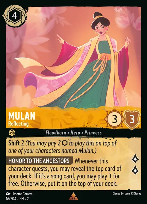 Mulan — Reflecting