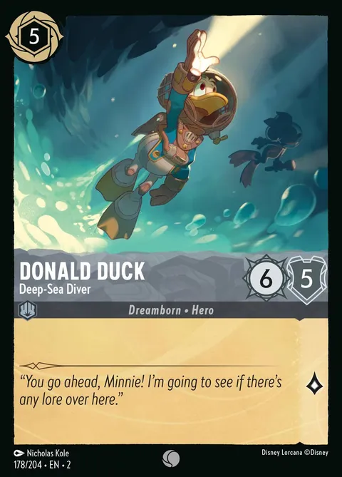 Donald Duck — Deep-Sea Diver