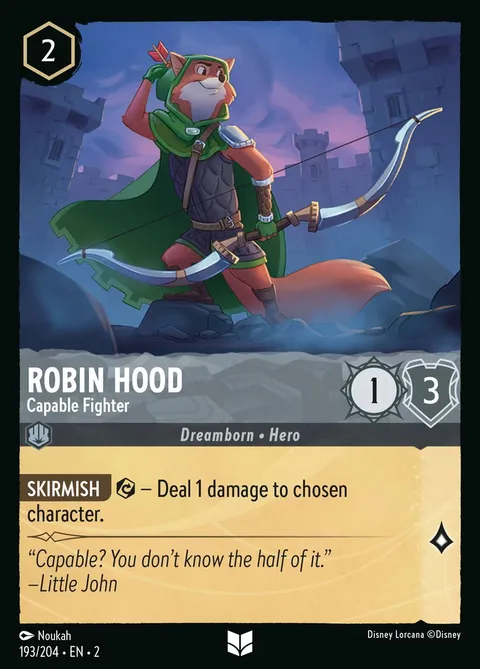 Robin Hood — Capable Fighter