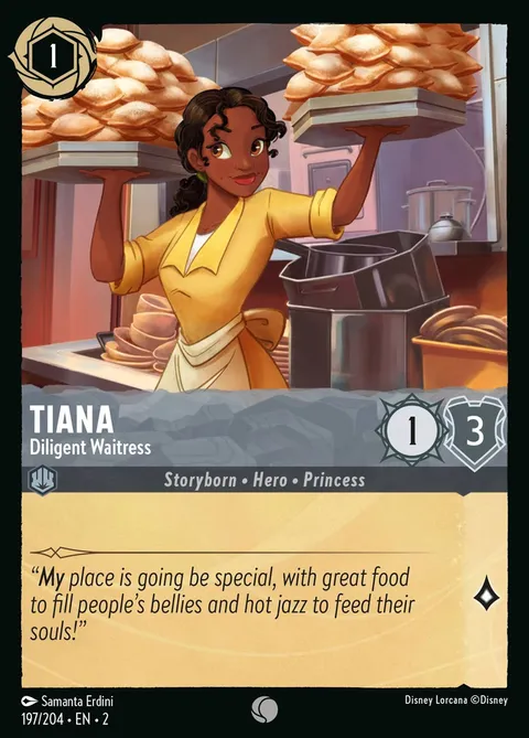 Tiana — Diligent Waitress