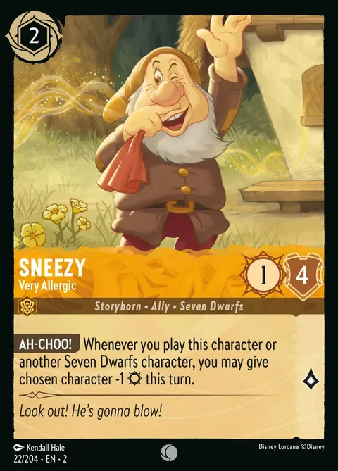 Sneezy — Very Allergic
