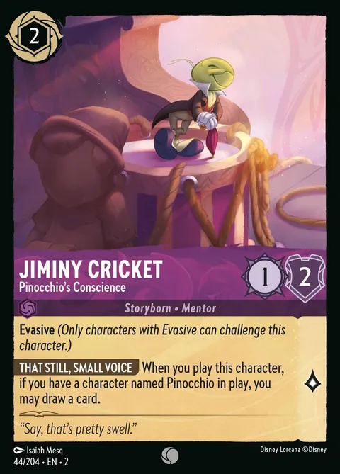 Jiminy Cricket — Pinocchio's Conscience