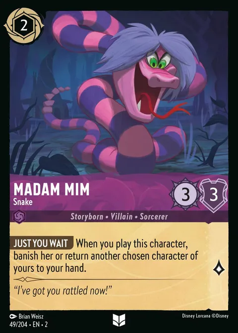 Madam Mim — Snake