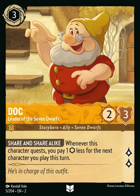 Doc — Leader of the Seven Dwarfs