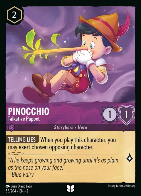 Pinocchio — Talkative Puppet