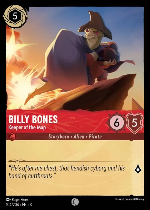 Billy Bones — Keeper of the Map