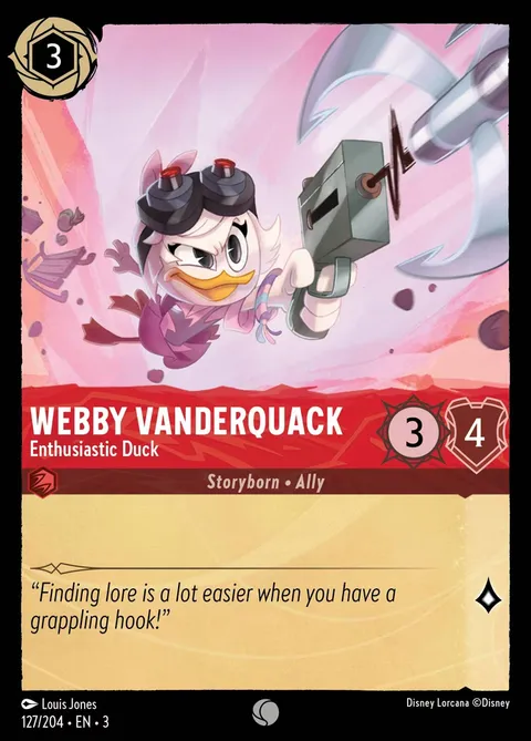Webby Vanderquack — Enthusiastic Duck
