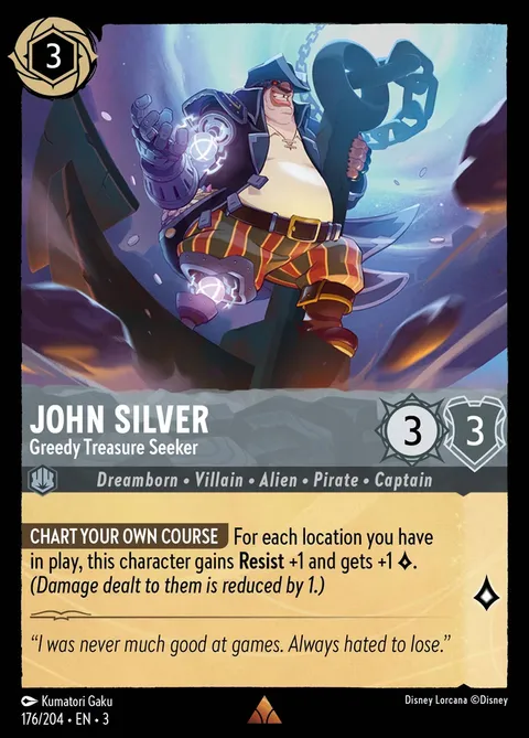 John Silver — Greedy Treasure Seeker