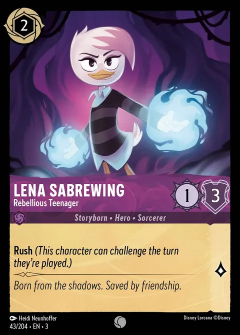 Lena Sabrewing — Rebellious Teenager
