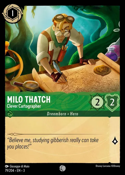Milo Thatch — Clever Cartographer