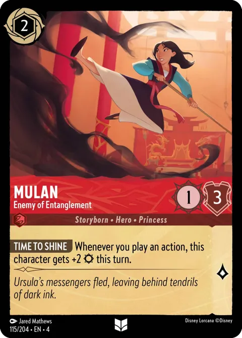 Mulan — Enemy of Entanglement