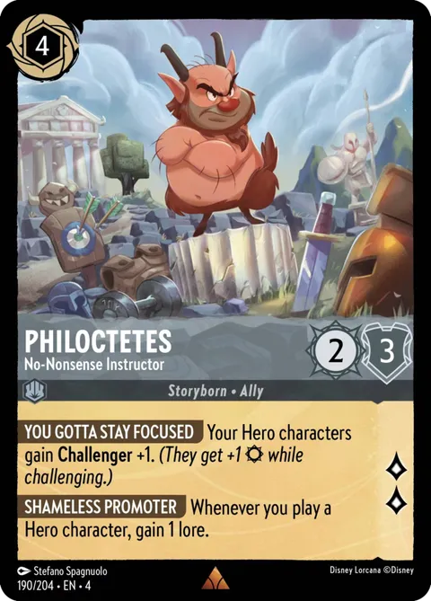 Philoctetes — No-Nonsense Instructor