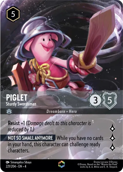 Piglet — Sturdy Swordsman