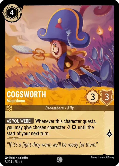 Cogsworth — Majordomo