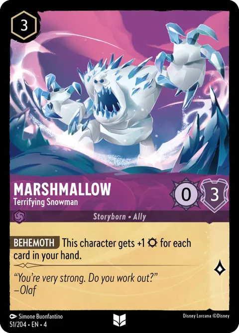 Marshmallow — Terrifying Snowman