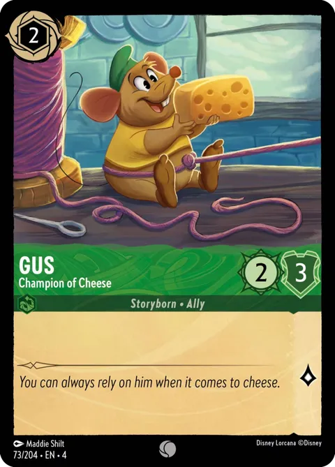 Gus — Champion of Cheese
