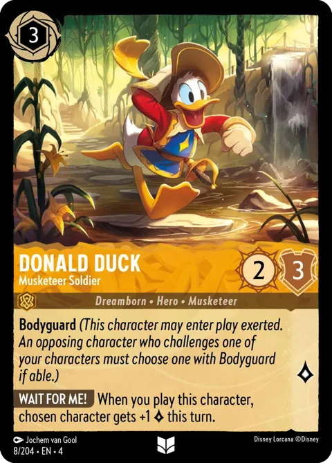 Donald Duck — Musketeer Soldier