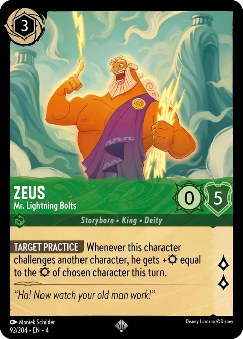 Zeus — Mr. Lightning Bolts