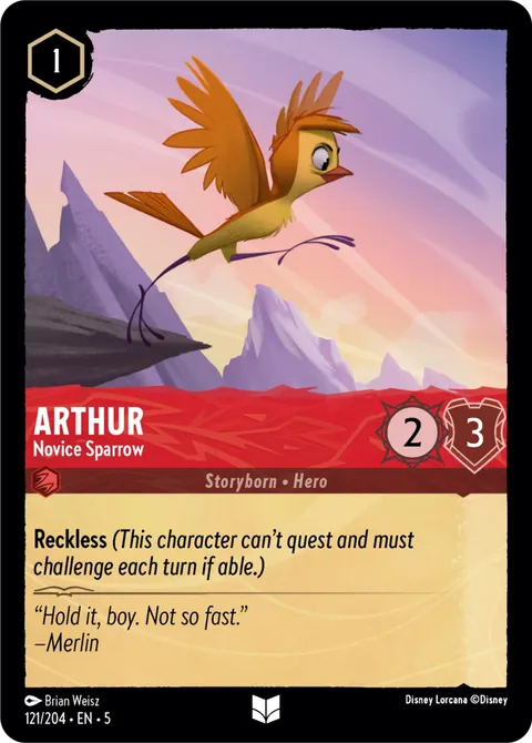 Arthur — Novice Sparrow