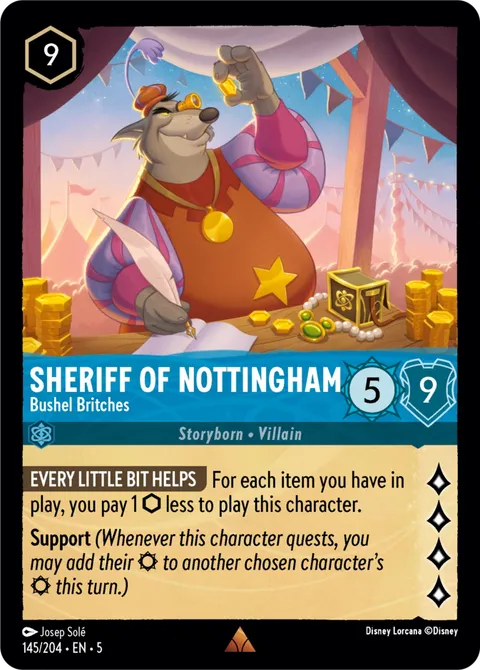 Sheriff of Nottingham — Bushel Britches