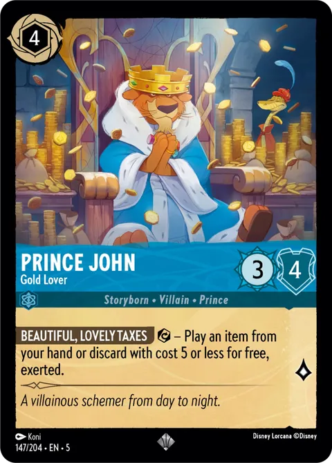 Prince John — Gold Lover