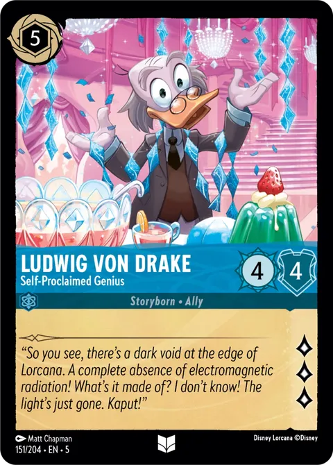 Ludwig von Drake — Self-Proclaimed Genius
