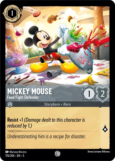 Mickey Mouse — Food Fight Defender