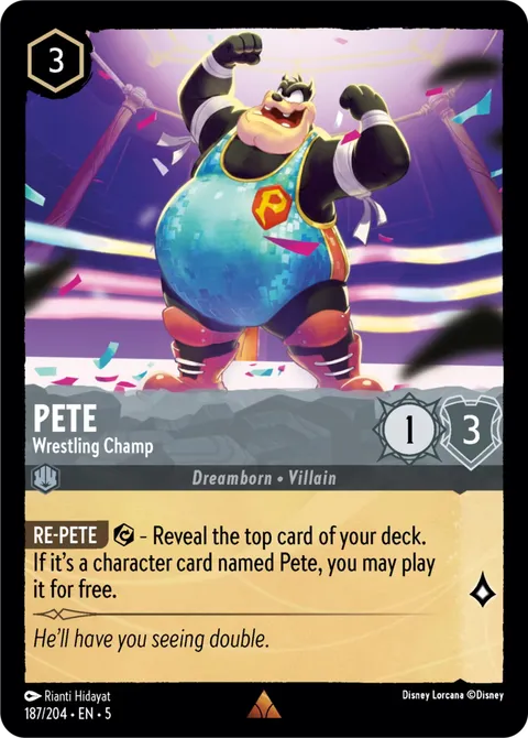 Pete — Wrestling Champ