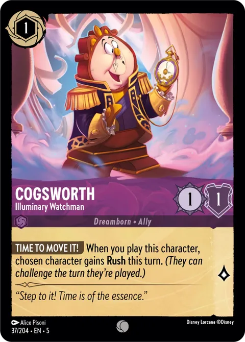 Cogsworth — Illuminary Watchman
