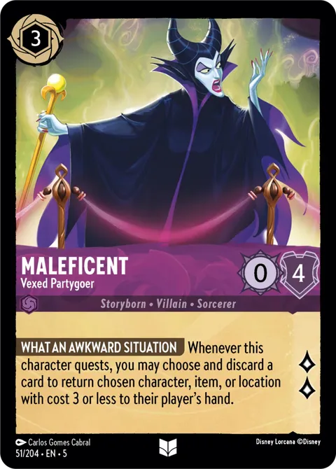 Maleficent — Vexed Partygoer