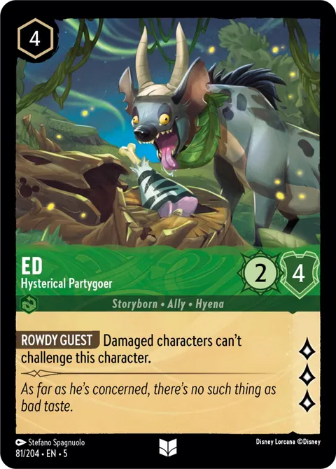 Ed — Hysterical Partygoer