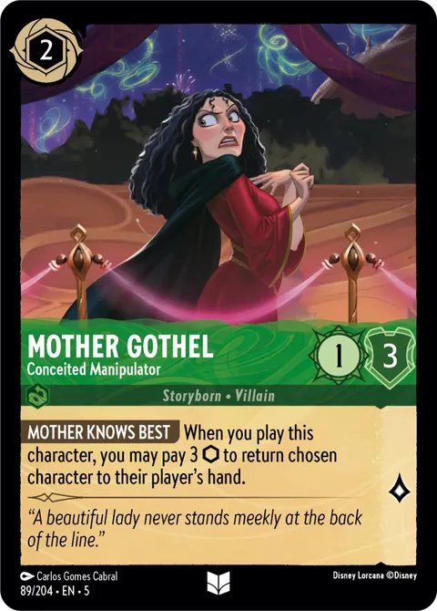 Mother Gothel — Conceited Manipulator