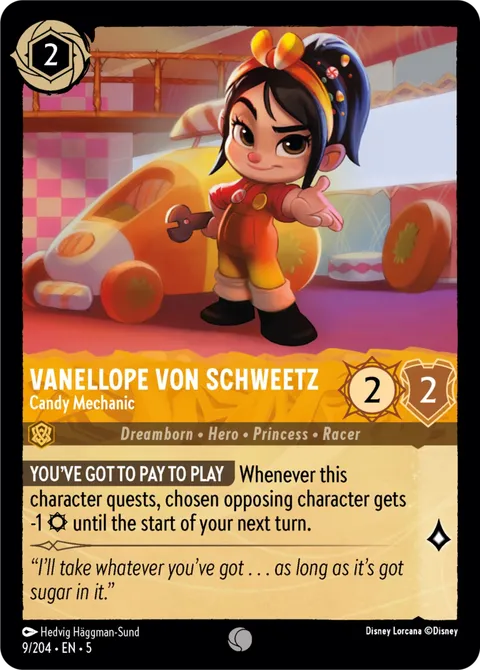 Vanellope von Schweetz — Candy Mechanic