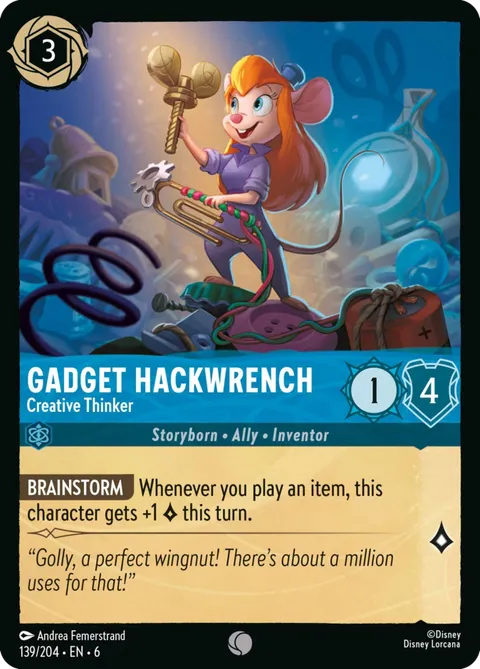 Gadget Hackwrench — Creative Thinker
