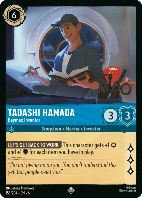 Tadashi Hamada — Baymax Inventor