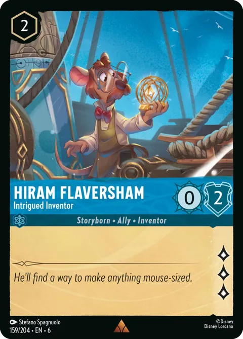 Hiram Flaversham — Intrigued Inventor