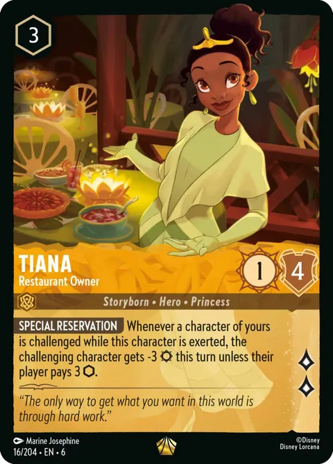 Tiana — Restaurant Owner