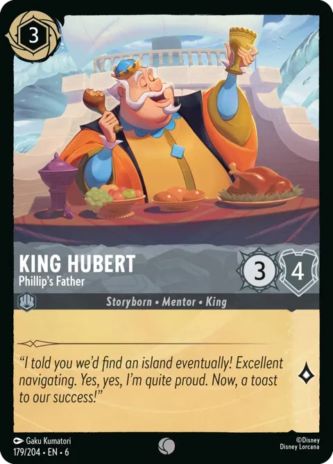 King Hubert — Phillip's Father