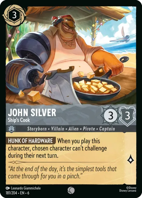 John Silver — Ship's Cook