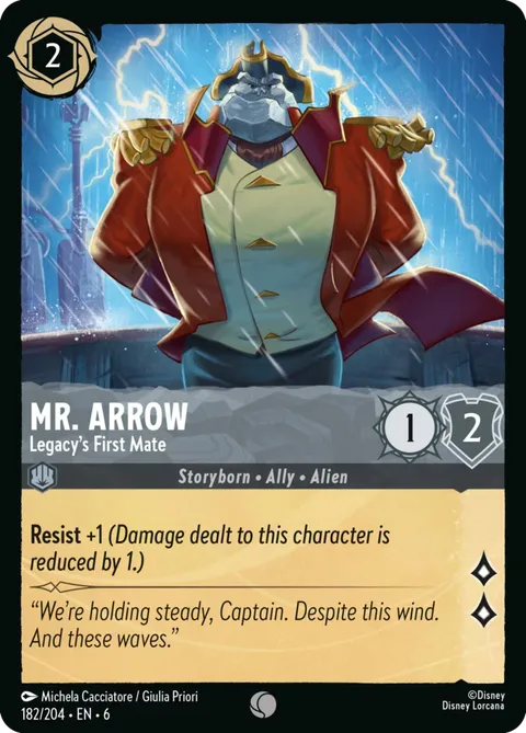 Mr. Arrow — Legacy's First Mate