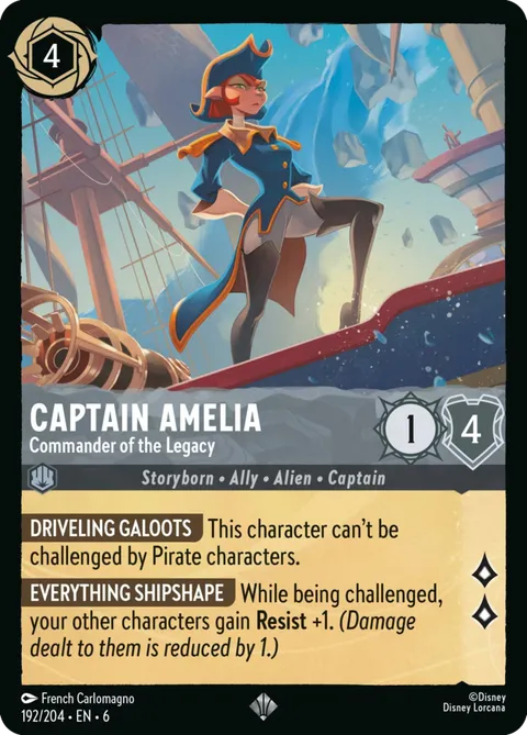 Captain Amelia — Commander of the Legacy