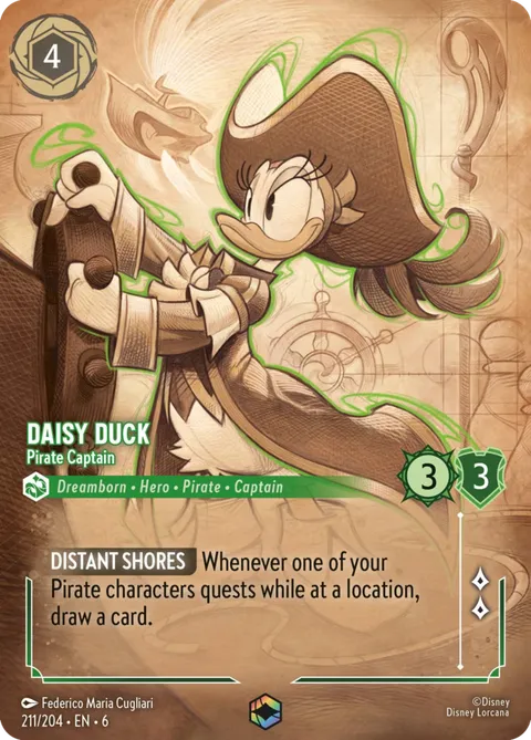 Daisy Duck — Pirate Captain