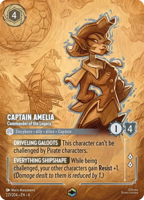 Captain Amelia — Commander of the Legacy