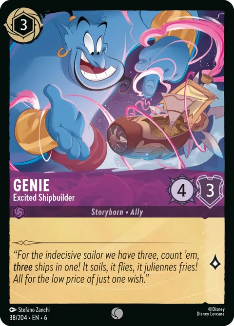 Genie — Excited Shipbuilder