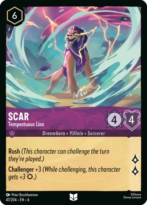 Scar — Tempestuous Lion